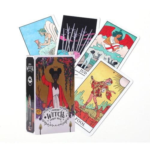 2020 The Modern Witch Tarot Deck Guidebook Card Table Card Game Magical Fate Divination Card card games tarot cards