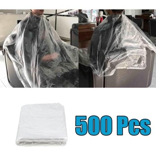500pcs Disposable Hair Cutting Capes Set Salon Gown Apron Protect for Barber