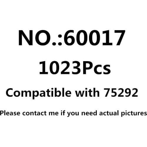 IN STOCK 60017 1023Pcs The UCS Razor Crest Building Blocks By Model Star Toys Bricks Kids Children Christmas Gifts 75292