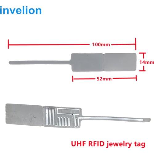 ISO 18000-6c UHF Passive RFID Jewelry Tag / high quality epc gen2 uhf Jewelry label stickers read/write long range 10cm-1meters