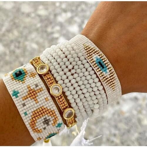Pretty Bead Miyuki Bracelet Women Femme Mexican Winter Jewellery Friends Gift Star moon Bracelet