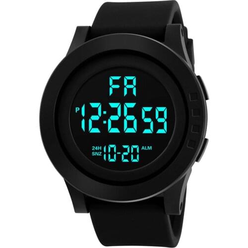 Mens LED Digital Display Watch Date Sport Women Outdoor Electronic Watch zegarki damskie saat bayan часы женские наручные