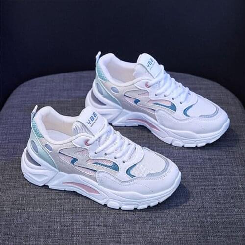Platform Sneakers Women Shoes Fashion New Ladies Mesh Breathable Outdoor Casual Sports Running Shoes Basket Femme Zapatos Mujer