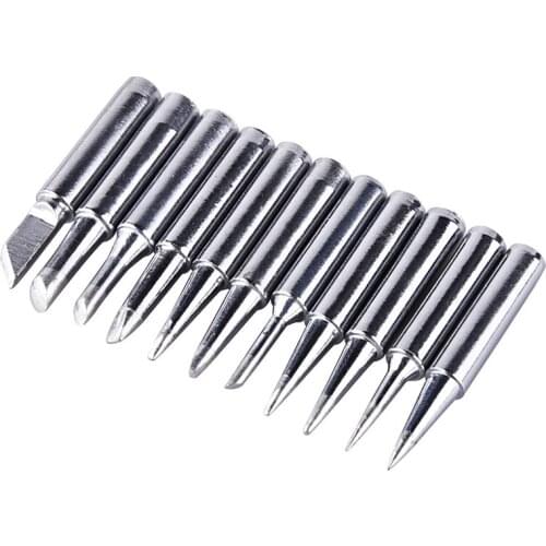 Fashion11 Pieces Soldering Iron Tips Kit 900M-T for Hakko Soldering Station Tool 900M 936 937 907