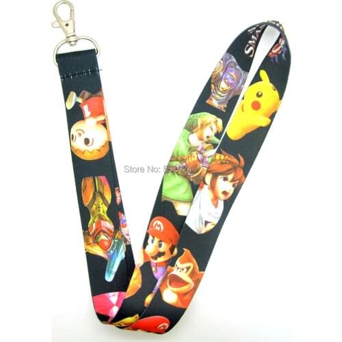 New 10Pcs Zeda Key ID Card Cell Phone Neck Strap Lanyard