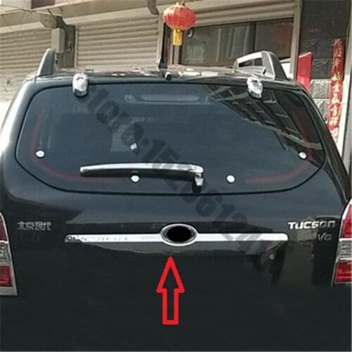 For Hyundai Tucson 2005-2014 Car styling ABS plating Rear Trunk Lid Cover Trim