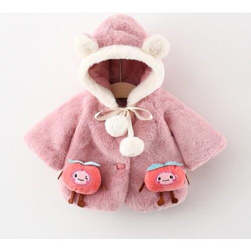 2021 girls' cloak new hooded shawl autumn and winter wholesale