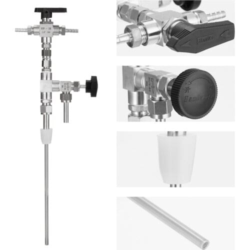 Professional Beer Bottle Filler Household Homebrew 304 Stainless Steel Counter Pressure Beer Bottle Filler CO2 Beer Brewing Kit