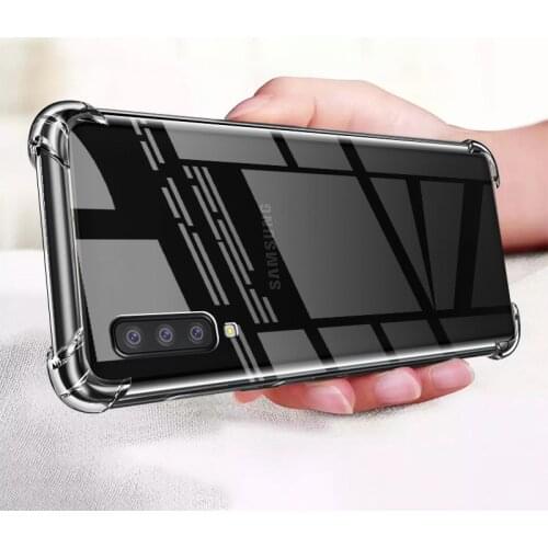 Shockproof TPU Case For Samsung A50 A70 A40 A30 A20 A10 A90 A80 Case For Galaxy S10 S9 S8 Plus Note 9 8 A7 2018 Soft Cover