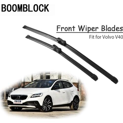 Car Windshield Rubber Front Wiper Blades Arm Kit For Volvo V40 2017 2016 2015 2014-2006 Windscreen Original Wiper Accessories