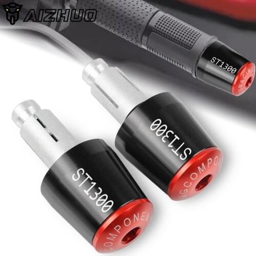 Motorcycle Handlebar End Grips Hand Cap Hand Bar End 7/8"22mm For HONDA ST1300 ST1300A ST 1300 A 2003-2007 2004 2005 2006