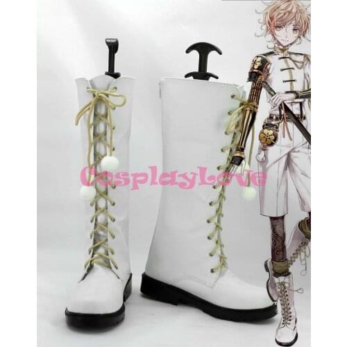 Custom Made Japanese Game Touken Ranbu Online Pocket Monoyoshi Sadamune Cosplay Boots Shoes For Halloween Christmas
