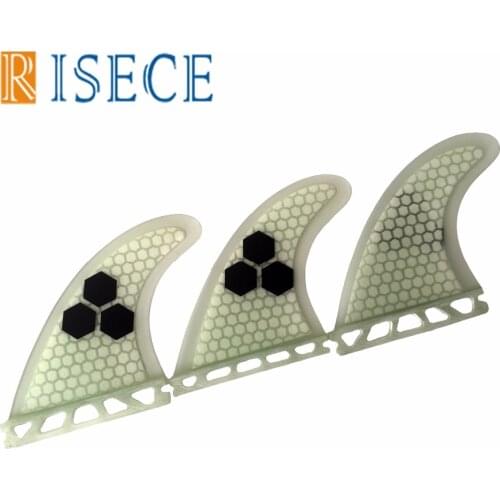 Future fiberglass surf fins Future fiberglass surfboard fins honeycomb g5 fin thruster set fin