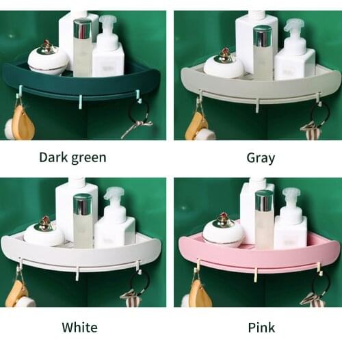 Bathroom Shelf Organizer Corner Shelf Shower Caddy Bathroom Corner Shelves Shower Storage Rack Wall Holder Shampoo Holder 4color