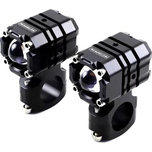 Motorcycle general external spotlight flashing light, strong light, super bright LED waterproof paving spotlight Fog lights12VGS