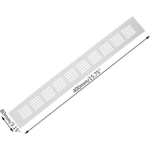 Vents Perforated Sheet Aluminum Air Vent Ventilation Grille Cover For Cupboard Wardrobe Closet Shoe Air Conditioner Home Decor