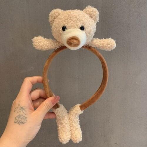 Hot Fine Cute Bear/Rabbit Headbands for Women Headwear Women Head Hoop for Girl Turban Scrunchies INS Popular Hair Accessories