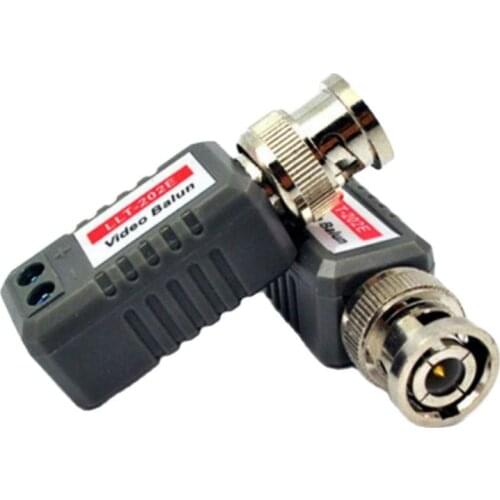 1 Pair 1 CH UTP Passive Video Balun BNC-M CCTV Video Transceiver cctv balun BNC connector
