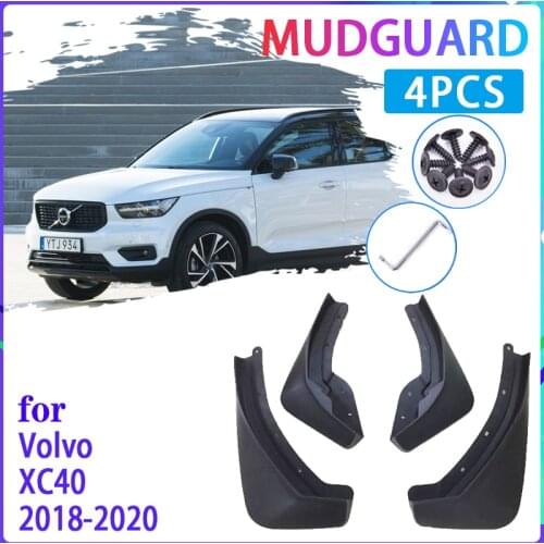 4PCS Car Mud Flaps for Volvo XC40 2018 2019 2020 Mudguard Splash Guards Fender Mudflaps Auto Accessories