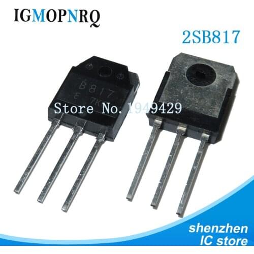 5PCS 2SB817 B817 TO-3P Bipolar junction transistor (BJT) IGBT & Bipolar New