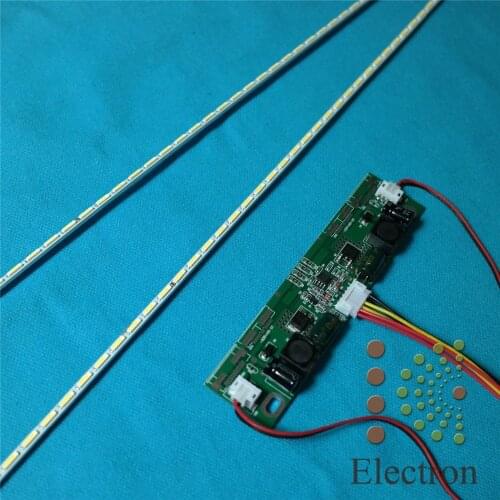 544mm LED Backlight Lamps strip Update Kit Aluminum plate w/ 26''-65'' inverter For 49 inch LCD Monitor TV Panel High light