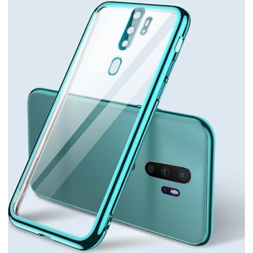 Camera Bumper Transparent Phone Case on for Oppo A5 2020 A9 2020 A11 A11x A 11 A52020 A92020 soft tpu protective cover 3D fundas