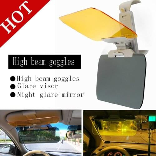 Free Shipping HD Car Sun Visor Goggles For Driver Day & Night Anti-dazzle Mirror Sun Visors Car Clear View Dazzling Goggles