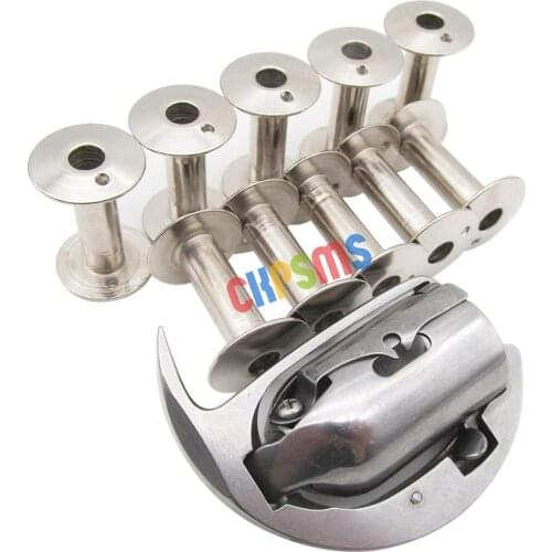 SHUTTLE HOOK CLOSED FRAME #98622 98624 & BOBBINS 95093 10 PCS FOR SINGER 45K NECCHI 630 ADLER 104