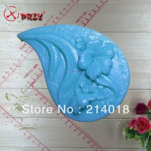 Soap Mold Flower Cake Decoration Mold Manual Soap Mold Plant Modelling Silicon Aroma Stone Moulds Silicone Rubber PRZY 001