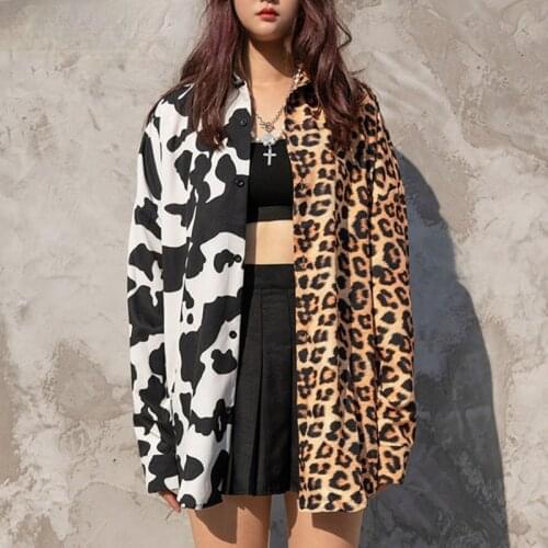 ICCLEK Leopard Blouses