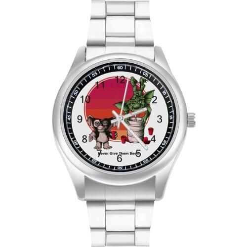 Gizmo Gremlin Quartz Watch Steel Design Wrist Watch Lady Home Simple Hit Sales Wristwatch