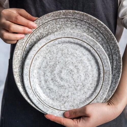 Creative Personality Cutlery Bowl Set Household Dishes Soup Bowl Salad Bowl Japanese Steak Dishes Dishes Mug