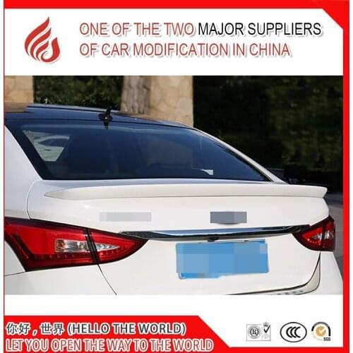 Hot sale ABS primer or black white red ect color rear lip wing roof spoiler for Arrizo 5 2016 2017 2018