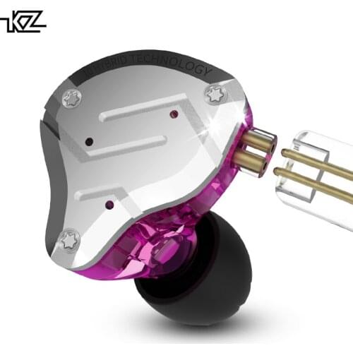 Kz Zs10 Pro Aptx Hd Bluetooth Cable In Ear Earphones Hybrid 4Ba+1DD Hifi Bass Earbuds Metal Headphone Sport For Iphone