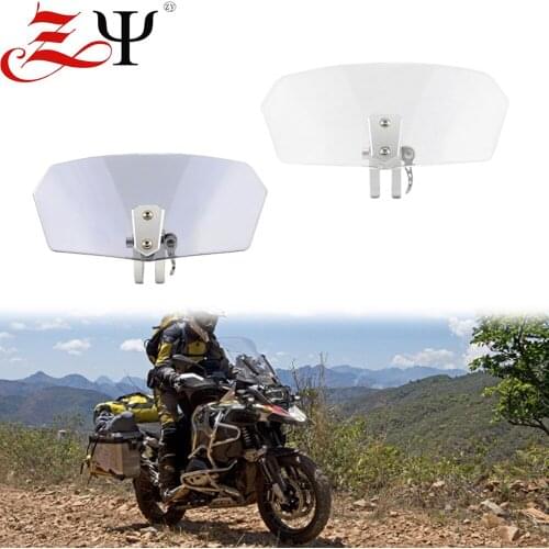 Airflow Adjustable Windscreen Wind Deflector Universal Motorcycle Windshield For BMW R1200GS R1250GS F850GS F750GS F900XR K1600