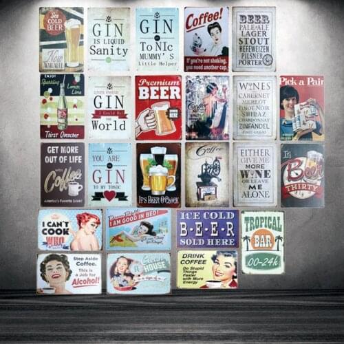 Family Rules Vintage Plate Wall Pub Restaurant Bathroom decorations For Home Art Decor Iron Poster AA-23A