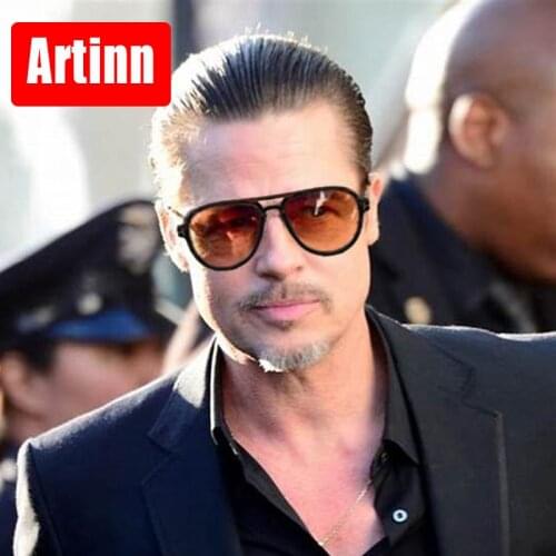 New Fashion Cool Aviation Style Gradient Sunglasses Men Driving Vintage Brand Design Cheap Men Sun Glasses Oculos De Sol