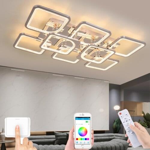 Nordic living room bedroom LED chandelier restaurant balcony ceiling lamp remote control dimming new product