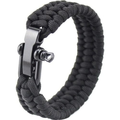 Tactical Emergency Survival Braided Rescue Umbrella Rope Outdoor Muliti Survival bracelet Camping Hiking Outdoor survival kits