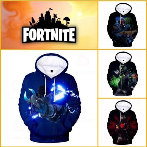 Men and Women Cartoon Tops Fortnite Battle Royale 3D Hoodie Boys Girls Baby Clothes Victory 6 To 19 Year Kids Hero Jacket