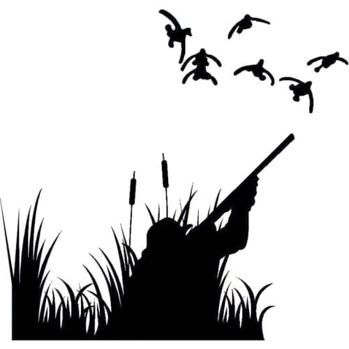 Outdoor Duck Hunting Decals Classic Car Window Decoration Pvc Personality Waterproof Sunscreen Stickers Can Be Customized Color