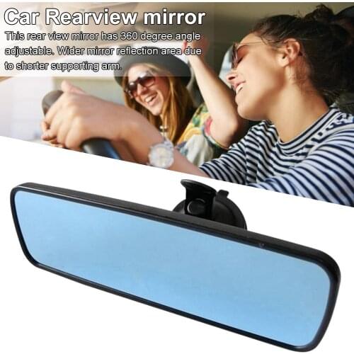 Universal Anti Glare Wide Angle Convex Rearview Mirror Car Interior Rear View Baby Child Seat Watch Blue Sun Visor Goggle Safety