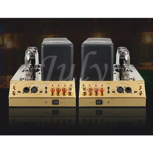 Re-engraved version of MC75 pure post-amplifier amplifier, 75W+75W KT88 vacuum tube hifi amplifier, frequency response 20Hz-20kH