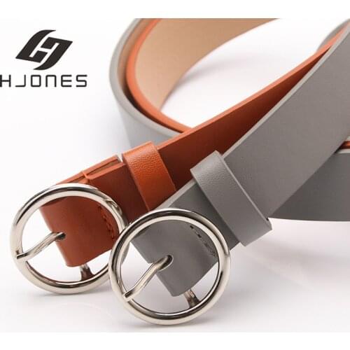 HJones 2021 Leather Women Belt Business Style Fashion Stable Colorful High Quality Light for Elegant Women Belt N4