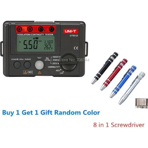 0-1000V , 5.5G ohm, Insulation Resistance Tester UT501A 100% Origin UNI-T