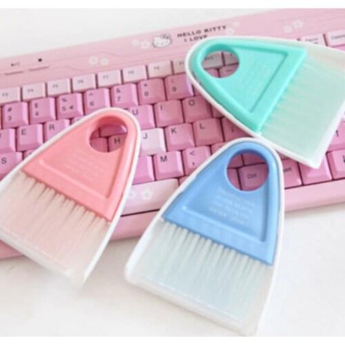 2PCS/Set Mini Desktop Sweep Cleaning Brush Small Broom Dustpan Set Cleaning Tools Color Random