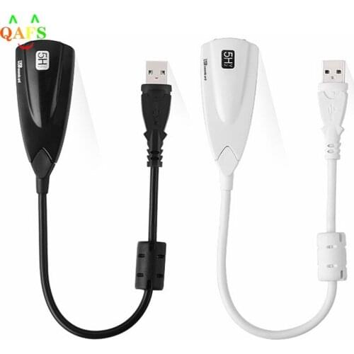 2021 New USB To 3.5mm Mic/Headphone Jack Stereo Headset Audio Adapter 7.1 Sound Card