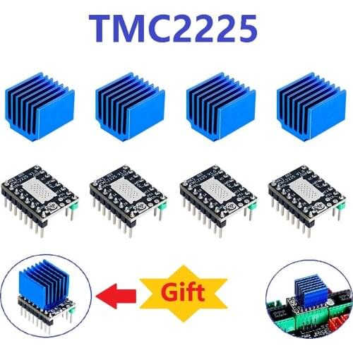 MEGA 5SETS TMC2225 Stepper Motor Driver V1.0 Module Microstep 1/256 Ultra Silent 3D Printer Parts For Replace TMC2208 TMC2209