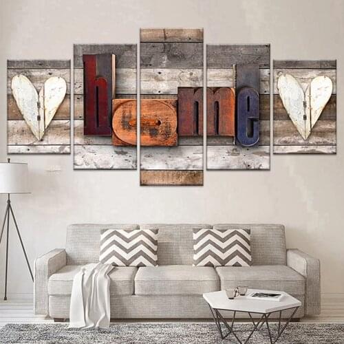5 Piece Modern Abstract Canvas Art Wall Decor Artwork Picture Oil Painting for Bedroom Living Room Bathroom Office Home Decorati