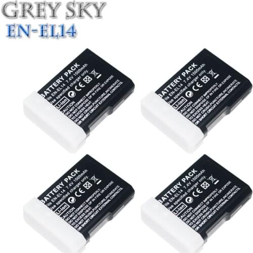 1500mAh EL 14 ENEL 14 EN-EL14A EN-EL14 EN EL14 EL14A EL14+ Battery pack For Nikon D5200 D3100 D3200 D5100 P7000 P7100